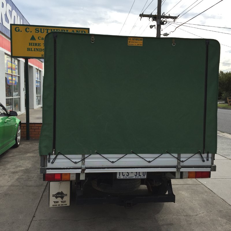 Ute Tray Tonneau by G.C. Sutherland canvas Goods