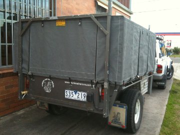 Truck Canopy by G.C. Sutherland canvas Goods