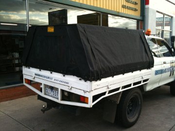 Ute Tray Canopy by G.C. Sutherland canvas Goods